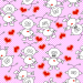 Design - R.O.B.O in love {rosé} - by ღ Chicci Chicci ღ © by C.Gabor, read more about this textile design