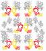 Design - Quarki in Love  - by BunteKiste, read more about this textile design