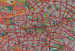 Design - "Dein Plan" von Berlin (bunt) - by Zollal, read more about this textile design