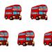 Design - LONDON BUS mini - by Tausendschoen, read more about this textile design