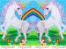 Design - Echt Rainbow Unicorn (Meter) - by Tausendschoen, read more about this textile design