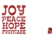 Design - Joy Peace Hope and... - by Stoff-Schmie.de, read more about this textile design