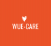 Design - 11x5cm wue-care Logo auf 21x19cm (Quadrat) - by wue-care.com, read more about this textile design