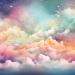 Design - Pastel Rainbow Cloud IV - by Stoff-Schmie.de, read more about this textile design