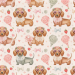 Design - Dackel Vintage Love - by Stoff-Schmie.de, read more about this textile design