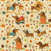Design - Garten Dackel - by Stoff-Schmie.de, read more about this textile design