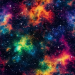 Design - Rainbow Galaxy 3 - by Stoff-Schmie.de, read more about this textile design
