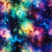 Design - Rainbow Galaxy 5 - by Stoff-Schmie.de, read more about this textile design