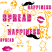 Design - Spread Happiness by picnik - by Stoff-Schmie.de, read more about this textile design