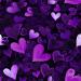 Design - Violet Hearts 3 - by Stoff-Schmie.de, read more about this textile design