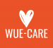 Design - 17x11cm wue-care Logo auf 21x19cm (Quadrat) - by wue-care.com, read more about this textile design