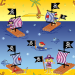 Design - Piraten auf hoher See - by Pirates of the Bathroom, read more about this textile design