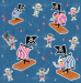 Design - Vintage Piratenstoff - by Pirates of the Bathroom, read more about this textile design