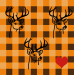 Design - ♥ Retro Hirsch ♥ - by 100prozentschoen, read more about this textile design