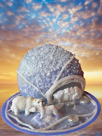 Vergrösserte Ansicht des Stoff-Designs.