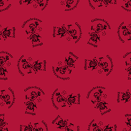 Vergrösserte Ansicht des Stoff-Designs.