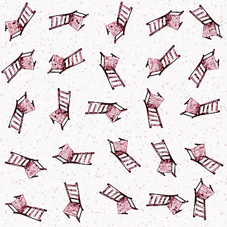 Vergrösserte Ansicht des Stoff-Designs.