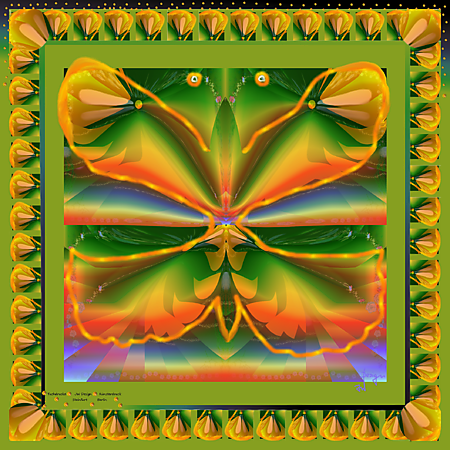 Vergrösserte Ansicht des Stoff-Designs.