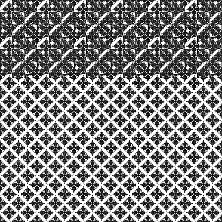 Vergrösserte Ansicht des Stoff-Designs.