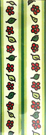 Vergrösserte Ansicht des Stoff-Designs.