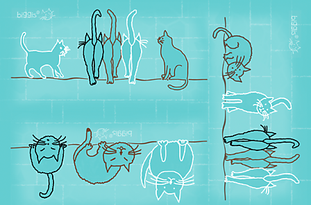 Vergrösserte Ansicht des Stoff-Designs.