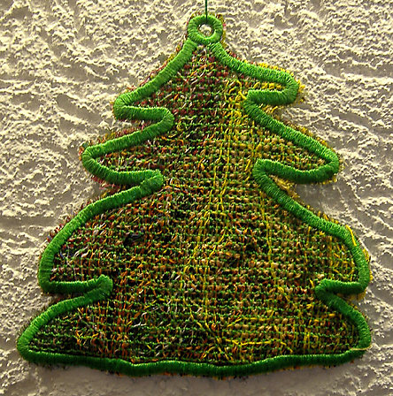 Vergrösserte Ansicht des Stoff-Designs.