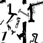 Gehe zur Detailseite des Designs  - Zahlensalat aus 1 - schwarz auf weiß -. Mehr Details und Diskussionsstoff gibt es hier. Designimage