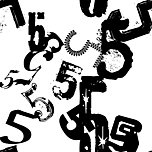 Gehe zur Detailseite des Designs  - Zahlensalat aus 5 - schwarz auf weiß -. Mehr Details und Diskussionsstoff gibt es hier. Designimage