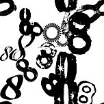 Gehe zur Detailseite des Designs  - Zahlensalat aus 8 - schwarz auf weiß -. Mehr Details und Diskussionsstoff gibt es hier. Designimage