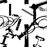 Gehe zur Detailseite des Designs  - Buchstabensuppe aus Ii- schwarz auf weiß -. Mehr Details und Diskussionsstoff gibt es hier. Designimage