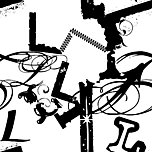 Gehe zur Detailseite des Designs  - Buchstabensuppe aus Ll - schwarz auf weiß -. Mehr Details und Diskussionsstoff gibt es hier. Designimage