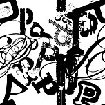 Gehe zur Detailseite des Designs  - Buchstabensuppe aus Pp - schwarz auf weiß -. Mehr Details und Diskussionsstoff gibt es hier. Designimage