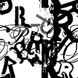 Gehe zur Detailseite des Designs  - Buchstabensuppe aus Rr - schwarz auf weiß -. Mehr Details und Diskussionsstoff gibt es hier. Designimage