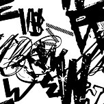 Gehe zur Detailseite des Designs  - Buchstabensuppe aus Ww - schwarz auf weiß -. Mehr Details und Diskussionsstoff gibt es hier. Designimage