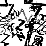 Gehe zur Detailseite des Designs  - Buchstabensuppe aus Zz - schwarz auf weiß -. Mehr Details und Diskussionsstoff gibt es hier. Designimage