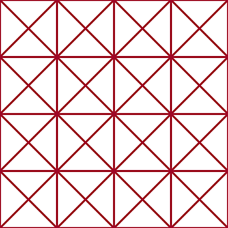 Vergrösserte Ansicht des Stoff-Designs.