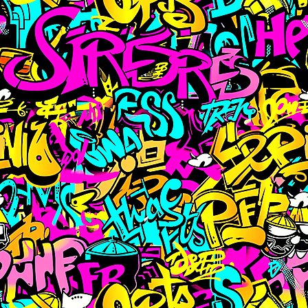 Vergrösserte Ansicht des Stoff-Designs.