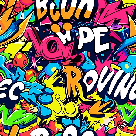 Vergrösserte Ansicht des Stoff-Designs.