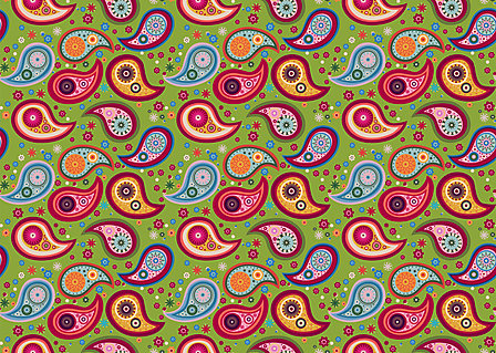 Vergrösserte Ansicht des Stoff-Designs.