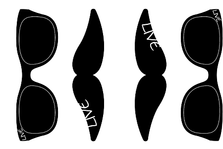 Vergrösserte Ansicht des Stoff-Designs.