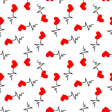 Vergrösserte Ansicht des Stoff-Designs.