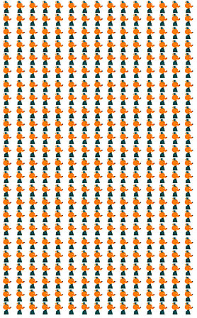 Vergrösserte Ansicht des Stoff-Designs.