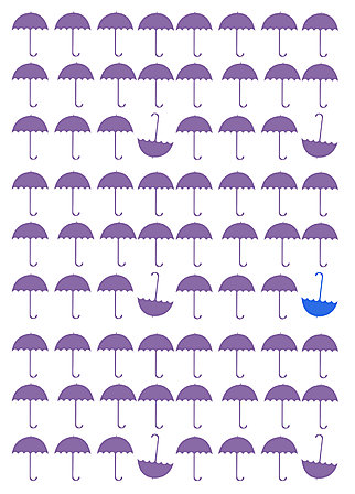 Vergrösserte Ansicht des Stoff-Designs.