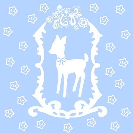 Vergrösserte Ansicht des Stoff-Designs.