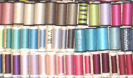 Vergrösserte Ansicht des Stoff-Designs.