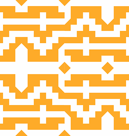 Vergrösserte Ansicht des Stoff-Designs.