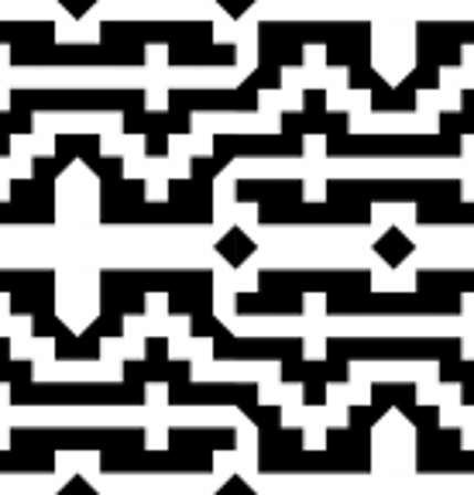 Vergrösserte Ansicht des Stoff-Designs.