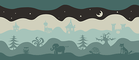 Vergrösserte Ansicht des Stoff-Designs.